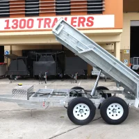10x5 Galvanised Hydraulic Tipper Trailer for Sale Brisbane