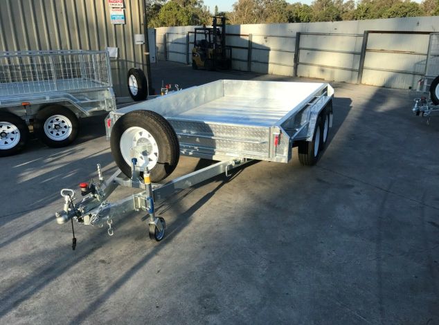 10×6 Tandem Galvanised Box Trailer For Sale Full Checker Plate – Trailer for Sale Brisbane<br><br><span class="galv-import">Imported Trailer</span>