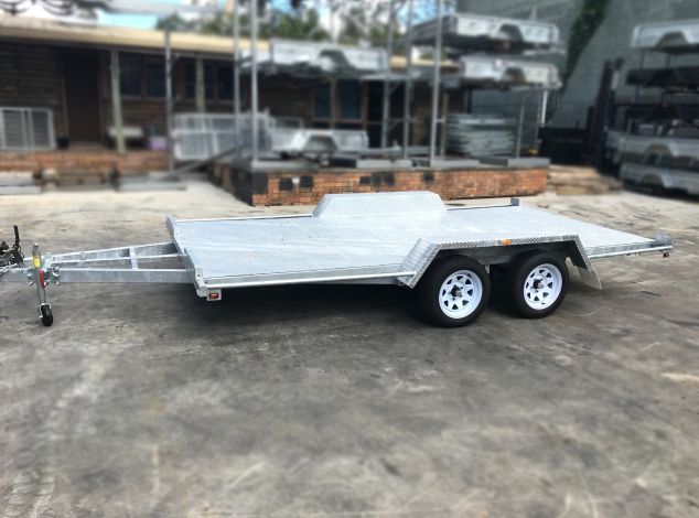 12x6'6" Australian Build Galvanised Car Carrier for Sale Brisbane