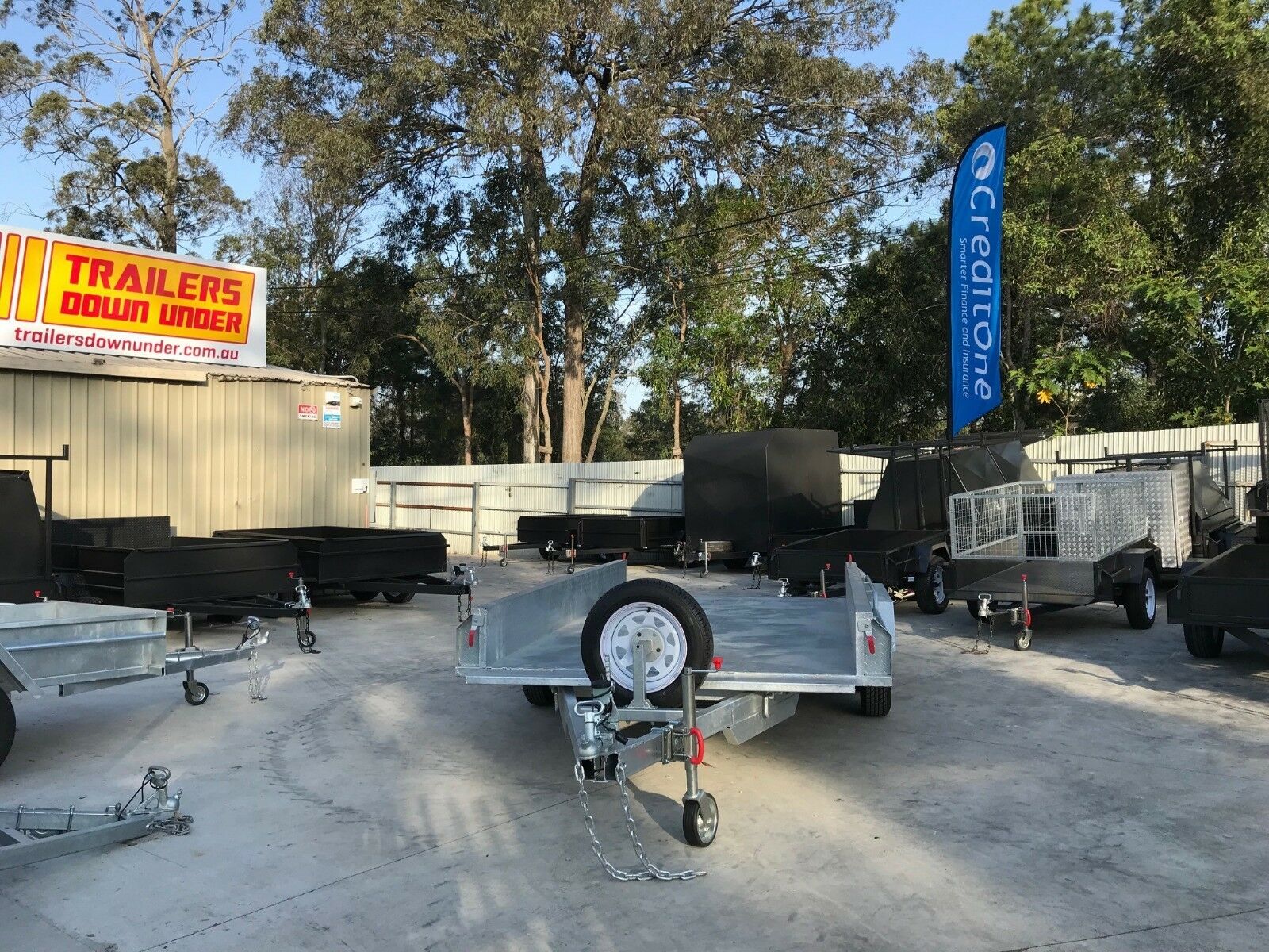 12×6 Tandem Galvanised Box Trailer For Sale Full Checker Plate – Trailer for Sale Brisbane<br><br><span class="galv-import">Imported Trailer</span>