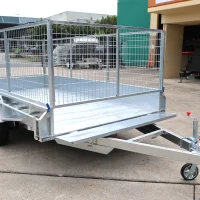 12×6 Galvanised Cage Trailer For Sale with 3ft (900mm) Cage