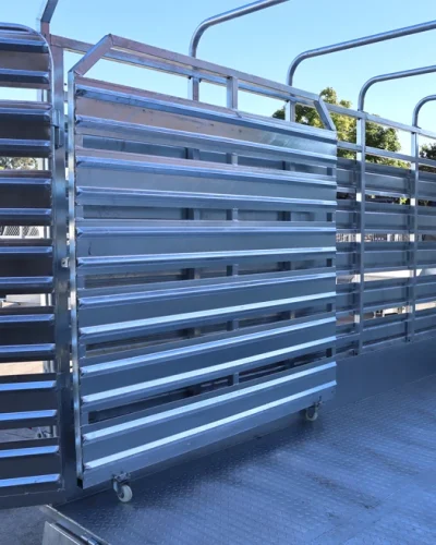 12×6 Heavy Duty Galvanised Stock Crate Trailer For Sale 3.2 Tonne ATM – Loganholme