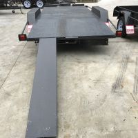 16×6’6” Car Carrier – Beaver Tail Car Trailers Tandem Trailer with 6mm Chassis