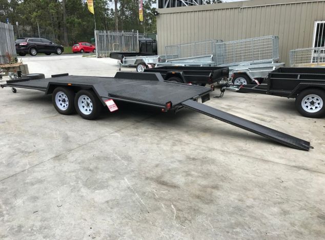 16x6'6" Beaver Tail Car Carrier Trailer for Sale in Brisbane