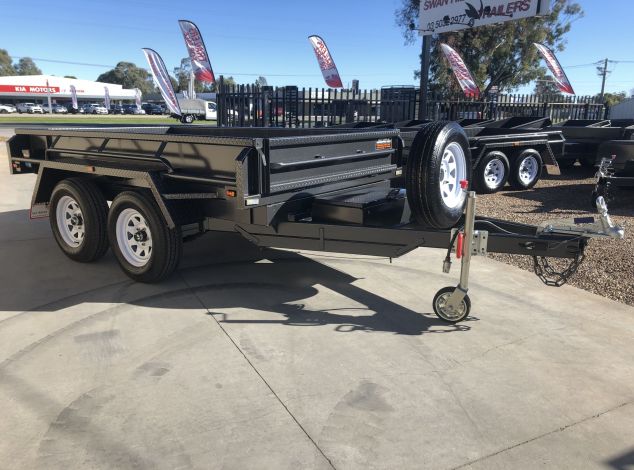 8×5 Deluxe Heavy Duty Tandem Hydraulic Tipper Trailer for Sale – Brisbane <br><br><span class="aussie-build">Australian Made Trailer</span>