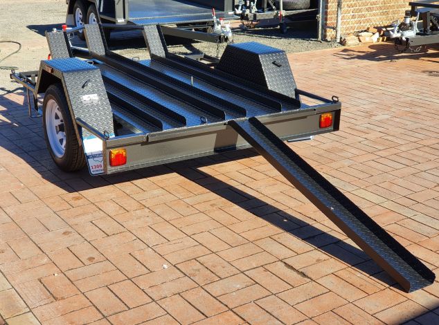 Deluxe Heavy Duty Bike Trailer For Sale Brisbane<br><br><span class="aussie-build">Australian Made Trailer</span>