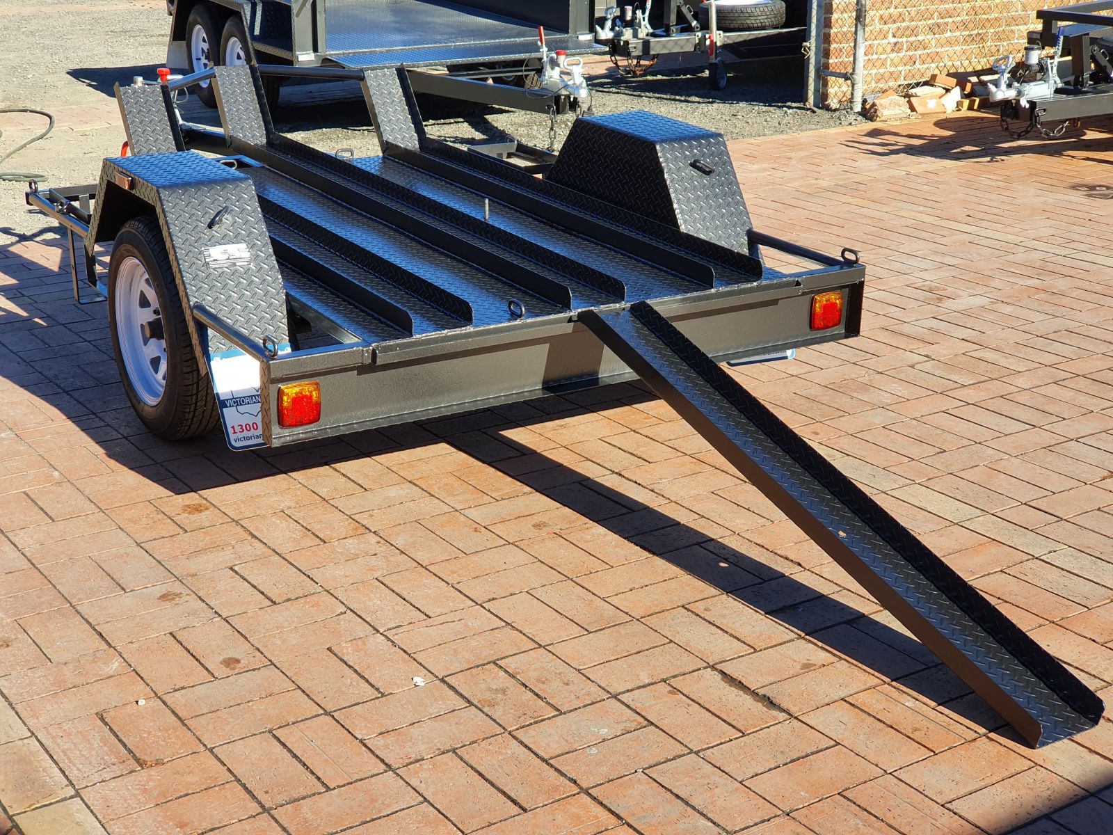 6x4 Deluxe Heavy Duty Bike Trailer For Sale BrisbaneAustralian Made Trailer