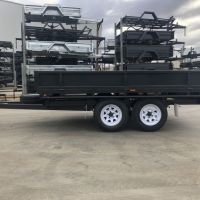 10x6 B/Spec Tandem Axle Flat Top Trailer with Sides For Sale in Brisbane