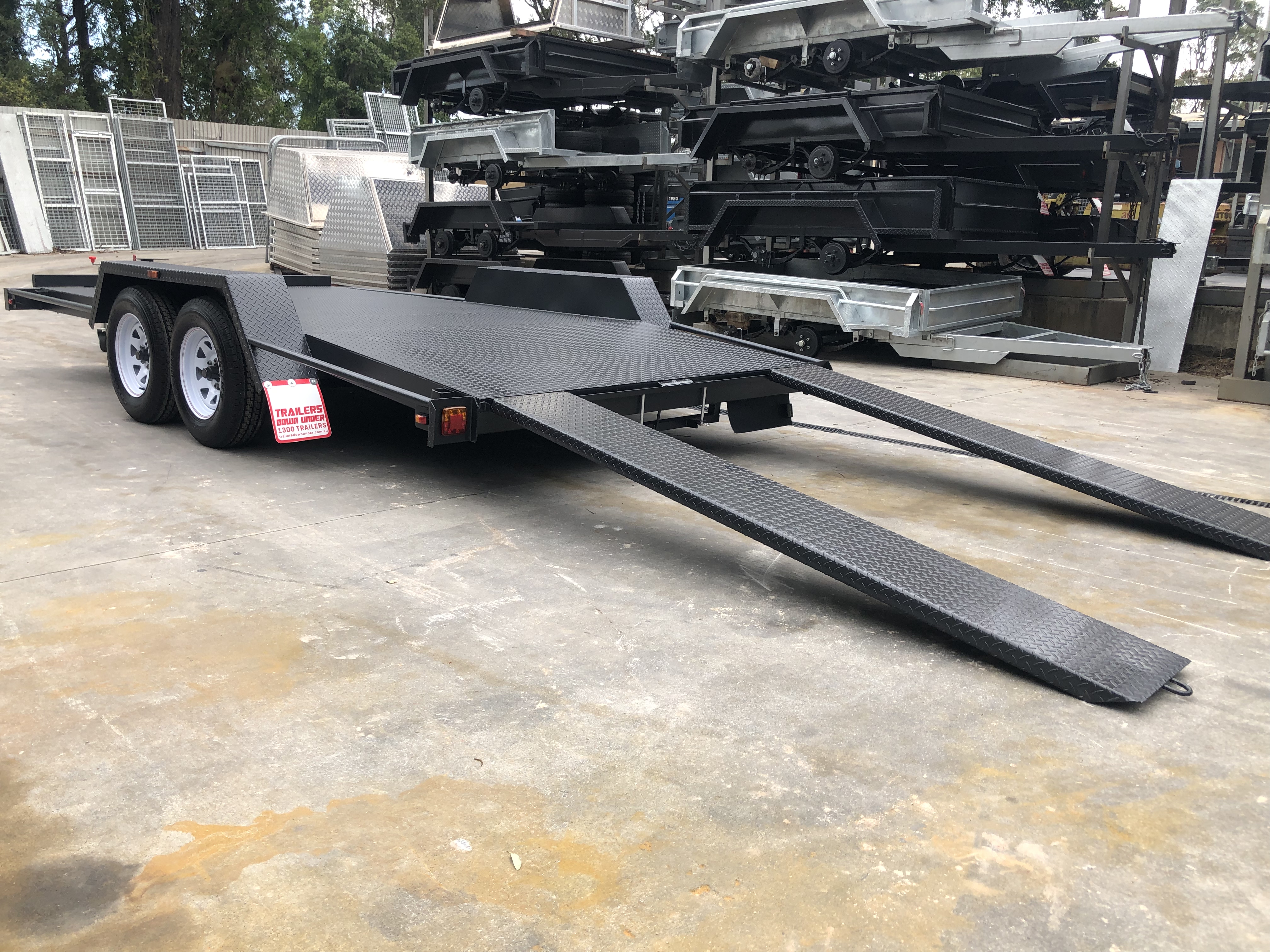 14×6’6″ Beaver Tail Car Carrier For Sale