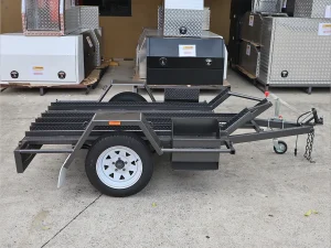 australian made deluxe heavy duty bike trailer
