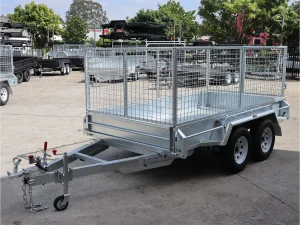 10x5 galvanised cage trailer