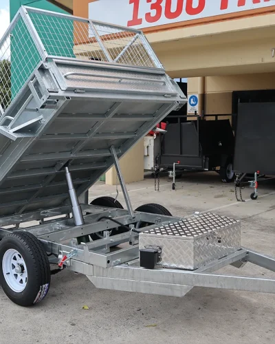 8×5 Galvanised Hydraulic Tipper Trailer for Sale in Brisbane | 3.2 Tonne | Rocker Roller Suspension