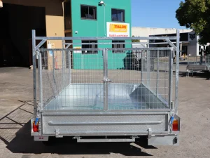 10x6 galvanised cage trailer with ramps and racks 6