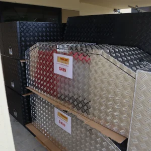 Aluminum Checkerplate Galwing Toolbox