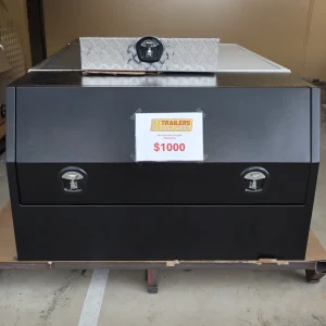Black Flatplate Aluminum Toolbox