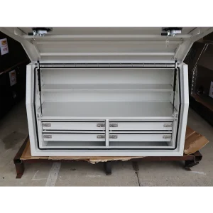 white flatplate aluminium toolbox for sale 2