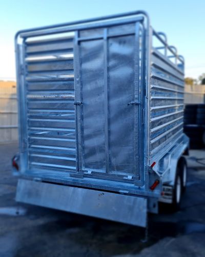 10×6 Galvanised Stock Crate Cattle / Livestock (3200KG 3.2Tonne ATM) Trailer For Sale Brisbane