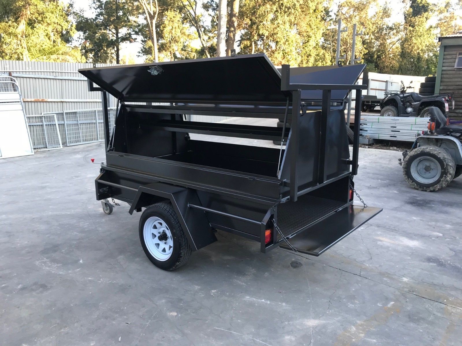 7x4 Heavy Duty Single Axle Tradesman Trailer For Sale in Brisbane