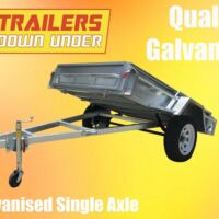 7x5 Single Axle Galvanised Trailer for Sale in Brisbane