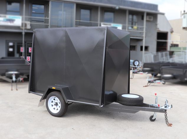 7x5 Fully Enclosed Van Cargo Trailer for Sale 5ft height Brisbane