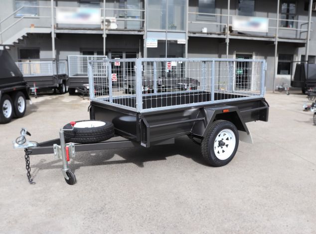 8x5 Commercial Heavy Duty Cage Trailer for Sale Brisbane