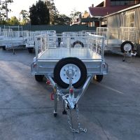 8x5 Fully Welded Galvanised Cage trailer Sale Brisbane