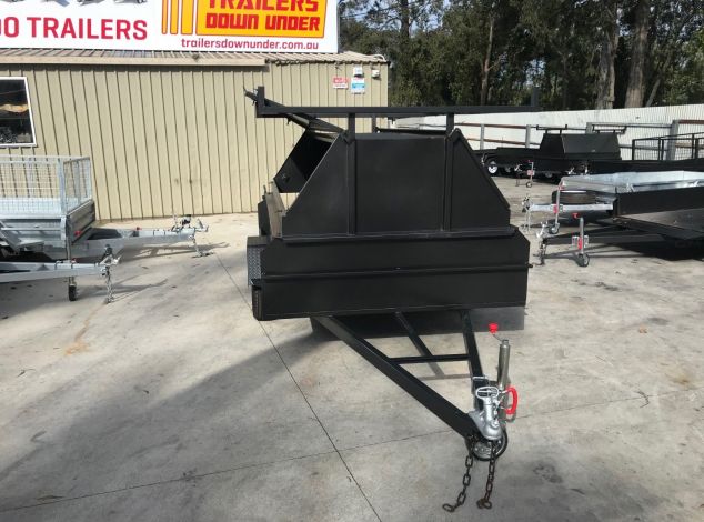 8×5 Single Axle Queensland Special Heavy Duty Tradesman Builder Trailer – High Sides