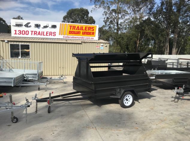 8×5 Single Axle Queensland Special Heavy Duty Tradesman Builder Trailer – High Sides