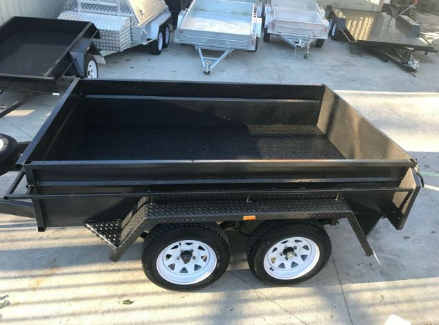 8×5 Tandem Trailer QLD Special – 18″ High Sides | Checker Plate Floor
