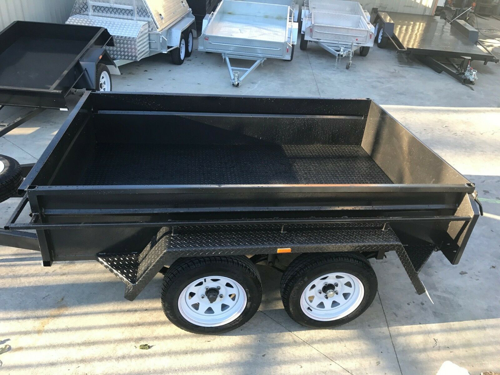 8×5 Tandem Trailer QLD Special – 18″ High Sides | Checker Plate Floor
