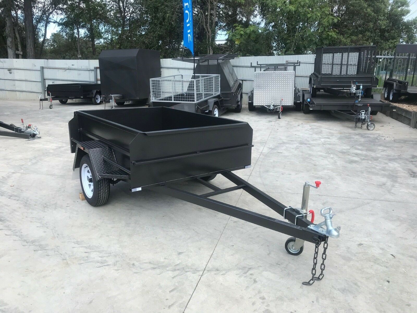 6×4 Domestic Duty 20 inches 500mm High Sides Long Bar QLD Special Trailer For Sale Brisbane