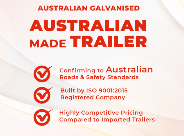 Australian Made & Australian Galvanised Trailers for Sale Brisbane