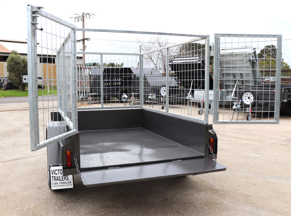 Cage Trailer with Drop Tailgate Brisbane