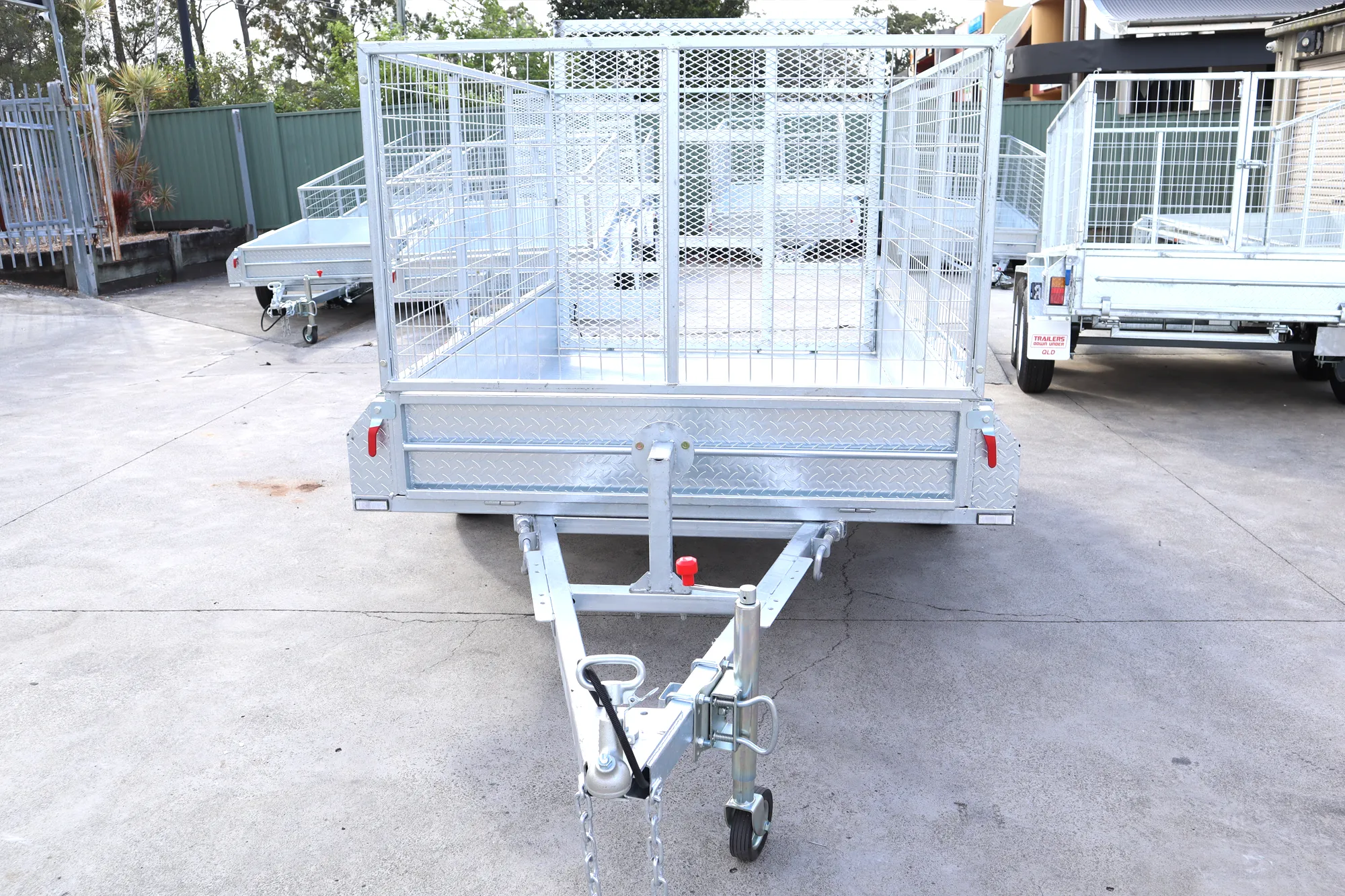 Galvanised Cage Trailer with Ramp