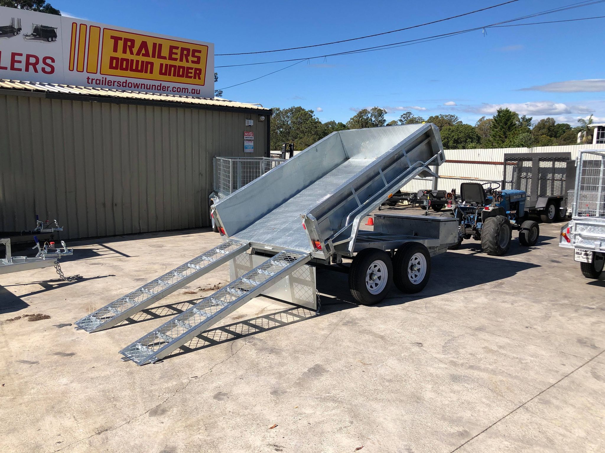 Galvanised Tipper Trailer with 3.5 Tonne GVM