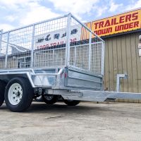 Galvanised Trailer with 900mm Heavy Duty Cage