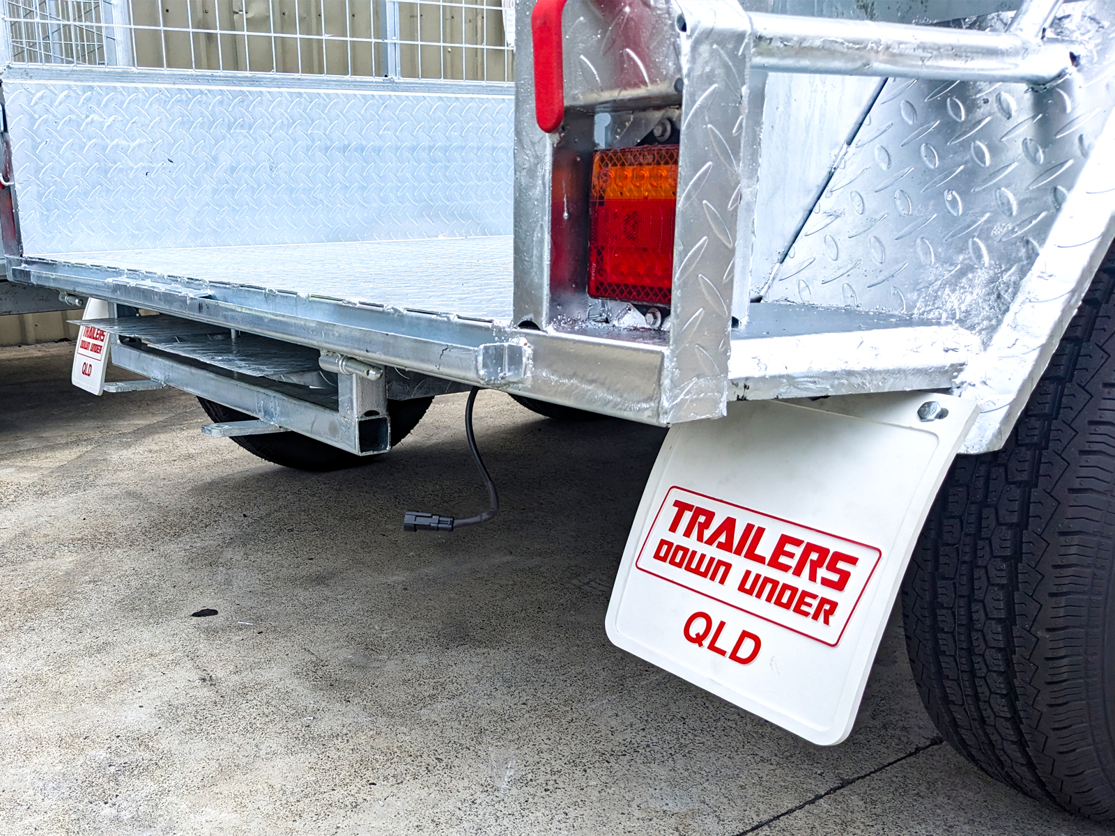 Galvanised Trailer with Full Checker Plate