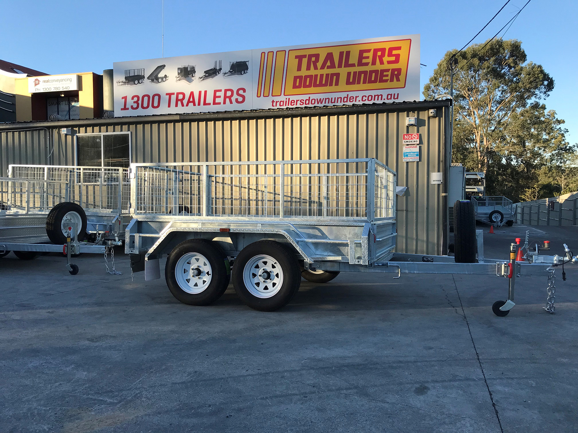 Heavy Duty Galvanised Cage Trailer for Sale Brisbane