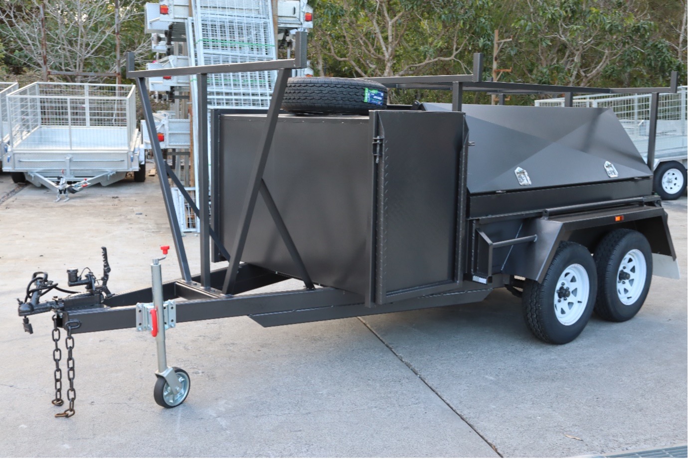 Tradie Trailer with Special Ladder Racks