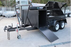 Tradesman Trailer with Mower Box for Sale