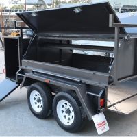 Tradie Top Trailer for Sale in Brisbane with Compressor Box