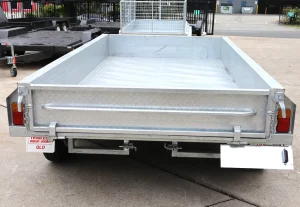 hydraulic tipper trailer for sale with slide under ramps