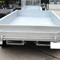hydraulic tipper trailer for sale with slide under ramps