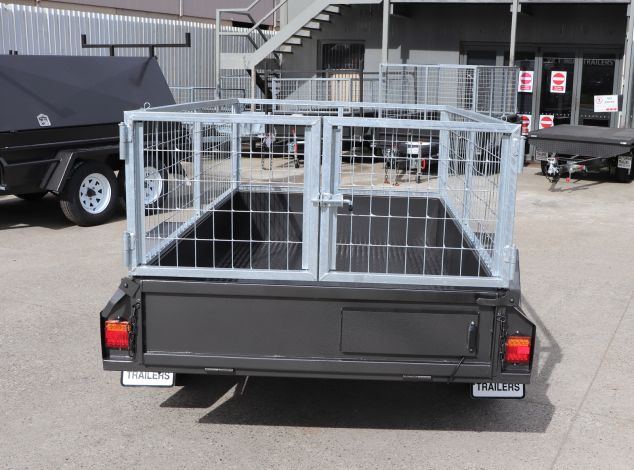 Rear barn Doors Australian Made Cage Trailers for Sale