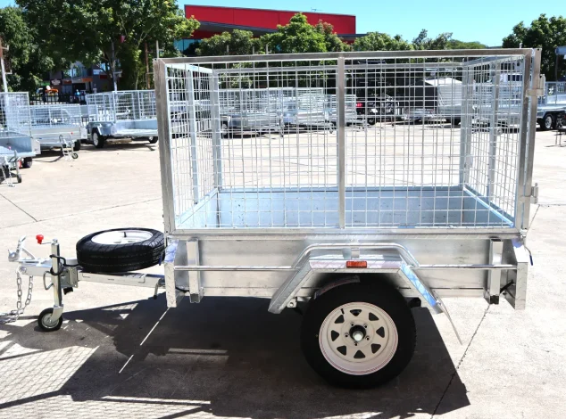 single axle cage trailer 3ft galvanised cage