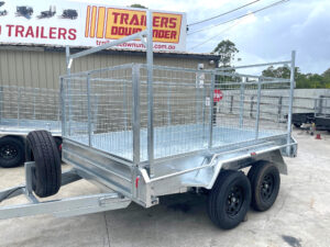 Tandem Axle Galvanised Cage Trailer with Side Clearance Lights
