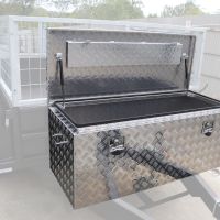 Top Open Tool box on trailer