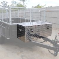 Trailer with Trailer Storage Tool Box at Front